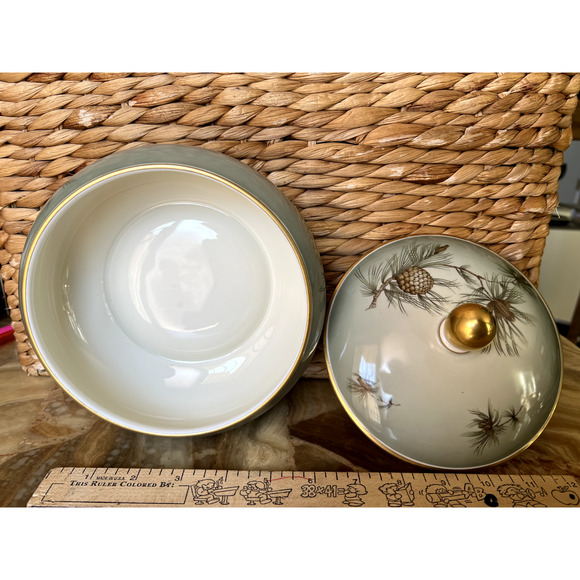 Pinecone covered dish by Rosenthal - Picture 4 of 6